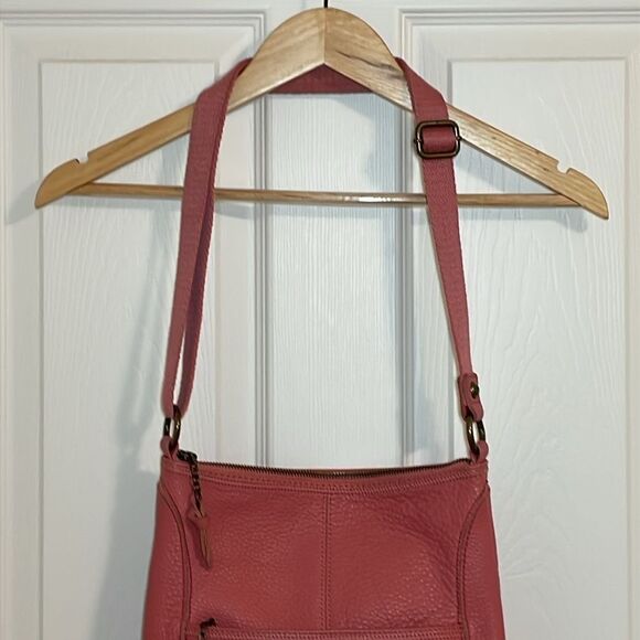 The Sak Pink Lucia Leather Bag, crossbody purse - Picture 3 of 11